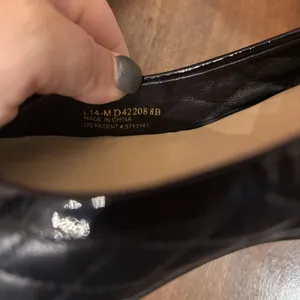 Cole Haan NikeAir Quilted‎ Leather Wedge Flats Black Womens 8 Comfort thumbnail 11