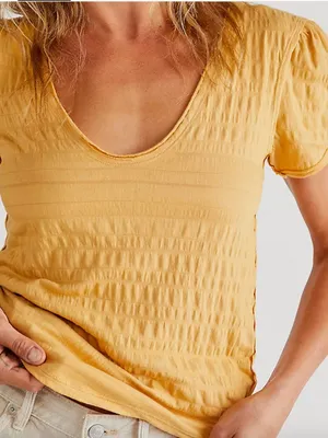 We The Free Sugar Cube Tee Women's Small NWT thumbnail 1
