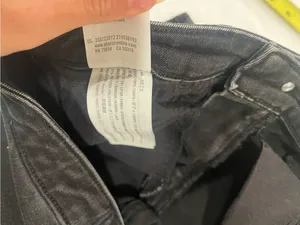 Hollister High Rise Super Skinny Distressed Black Jeans - 7R thumbnail 5