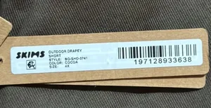 SKIMS OUTDOOR DRAPEY SHORTS 'COCOA' thumbnail 2
