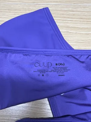 CUUP The String Bikini Swim Bottom Ultraviolet Purple NWT Size XL thumbnail 7
