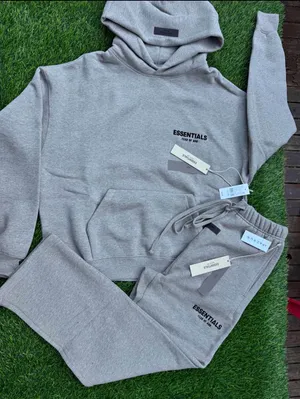Essentials XXS dark oat Set hoodie n sweats Gray thumbnail 1