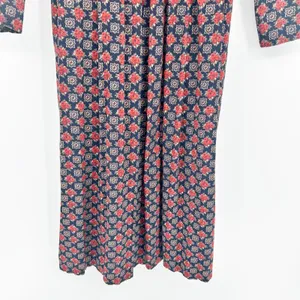 EXPO Womens Vintage 90s Floral Lace Collar Prairie Cottagecore Midi Dress‎ 10 thumbnail 3
