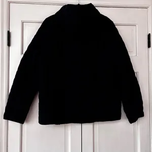 Jeep Navy Blue Quilted Hooded Jacket Fuzzy‎ Soft Lining Size Large Coat Logo VTG thumbnail 12