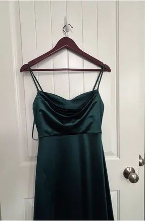 Windsor Ball Gown Prom Dress Satin Emerald Green thumbnail 4