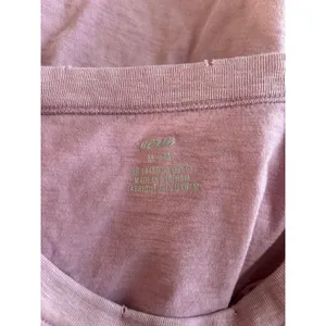 Aerie Shirt Womens M Purple Distressed Oversized Boho Soft Lounge Sporty Casual thumbnail 3