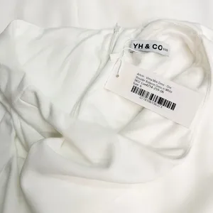 Showpo. YH&CO One Shoulder Bodycon Vilma Dress in White size 6/XS NWT thumbnail 4