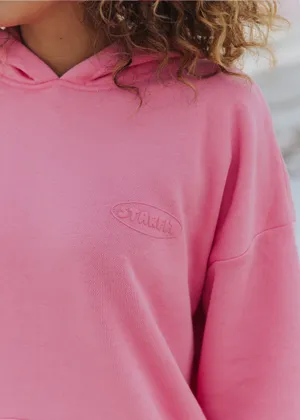 Starfit Puff Logo Hoodie Pink thumbnail 2