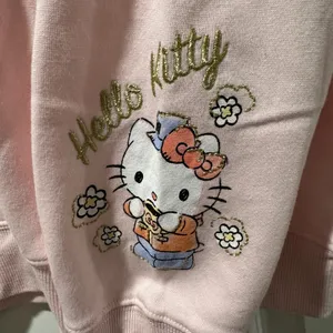 HELLO KITTY NWT Women's Sweatshirt Hoodie Kitty & Friends Go Camping XL thumbnail 2