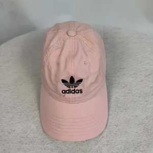 Adidas Trefoil Logo‎ Pink Cotton Baseball Cap Adjustable Strap Streetwear Casual thumbnail 3