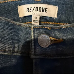 Re/Done NWT Marea Cropped Jeans‎ Women’s Size 26 Wide Leg Mid Rise Light Wash thumbnail 7