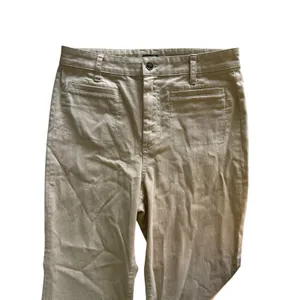 J.Crew Vintage Flare Pant Womens 28 Beige Buckthorn Washed Twill Trousers thumbnail 3