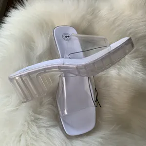Urban Outfitters Clear Vista Jelly Platform Heeled Sandal Size 9 thumbnail 10