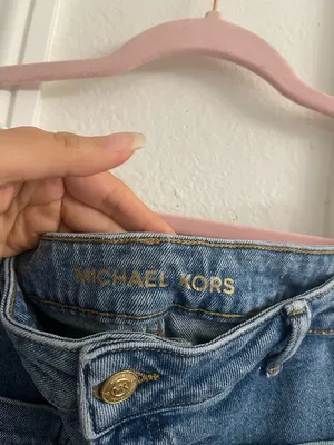 Michael Kors Straight-Leg Women’s Jeans - Light Blue Wash thumbnail 5