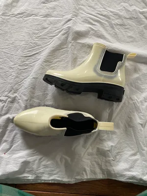 White And Black Boots Multiple Size 10 thumbnail 2