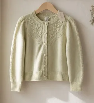 Joie Floral Embroidered Button-Down Cardigan thumbnail 1