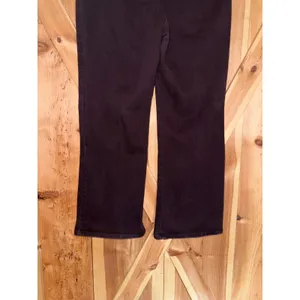 Y2K George Mark Eisen Women 18 Dark Brown Corduroy Twill Trousers Low Rise Pants thumbnail 4
