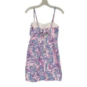 Lilly Pulitzer Shelli Sheath Dress Women's 0‎ Blue Pink Feminine Dainty Classic thumbnail 5