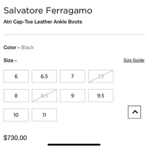Msrp$730 SALVATORE FERRAGAMO Booties W/ Gold signa thumbnail 13