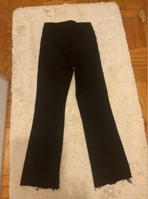 Zara Classic Black Women's Jeans size 24 waist 27 length thumbnail 4