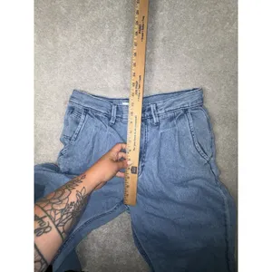 Wrangler Barbie Straight Leg Jeans Womens‎ 3 High Rise Denim Workwear Pleated thumbnail 10