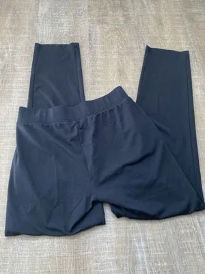 Lilly Pulitzer Malani Knit Black Pants Pull-on Relaxed Straight Leg XS Travel thumbnail 9