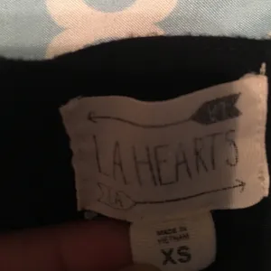 LA Hearts Size XS sexy black top thumbnail 2