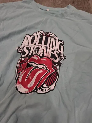 Rolling Stones Graphic Crewneck Sweatshirt Blue 2XL Vintage-Inspired Long Sleeve thumbnail 5