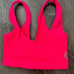 Free people movement crop top bra Hot pink thumbnail 1