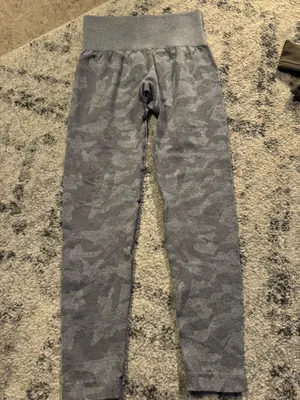 NVGTN Gray Camo High-Waist Leggings thumbnail 3