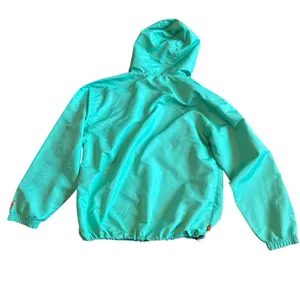 Dutch Bros Coffee Teal Pullover Windbreaker Jacket w/ Logo Size X-Large Women's thumbnail 9