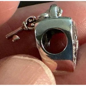 Pandora 790971 Key to My Heart Charm Sterling Silver S925 ALE Retired thumbnail 4