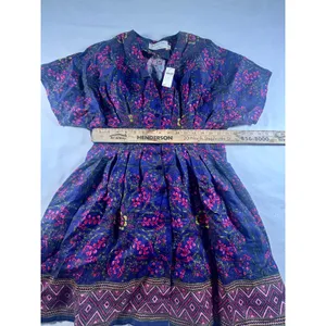 Anthropologie Tobie Mini Shirt dress By Exquise Womens Sm Floral Boho thumbnail 6