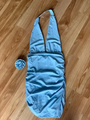 Light blue Edikted Mini Dress thumbnail 2
