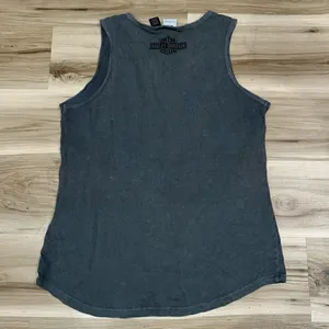 Harley Davidson Grey Flag Tank Top Women’s Large thumbnail 3