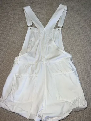 Free People Overalls White Denim Ziggy thumbnail 2