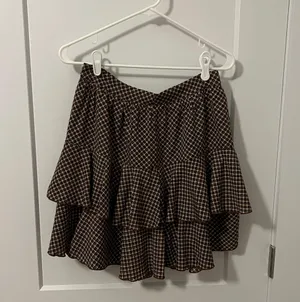 Plaid Ruffle Skirt Multiple Size M thumbnail 1