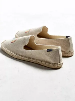 Soludos x Ashkahn Natural Rainbow Embroidered Espadrilles thumbnail 3