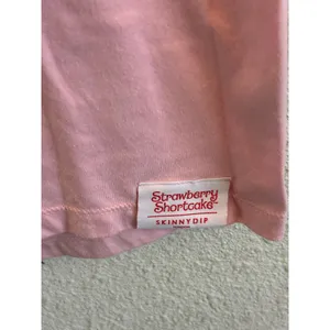 Strawberry shortcake pink cotton nightgown medium sleepwear lounge thumbnail 5