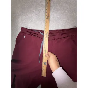figs zamora jogger scrub pants burgundy xxl Women's thumbnail 10