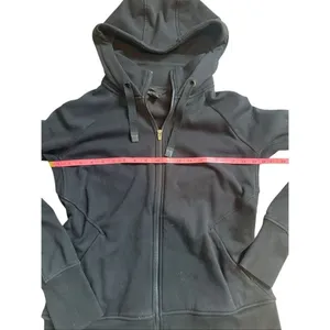 Athleta Triumph Hoodie Black Full Zip Large thumbnail 4
