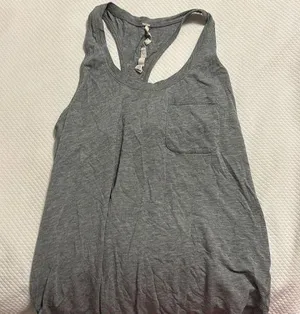 Lululemon gray tank with pocket thumbnail 1