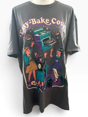Halloween Easy-Bake Coven Graphic Tee — Charcoal with Purple Accents thumbnail 1