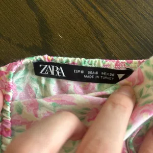 ZARA Floral Mini Dress thumbnail 5