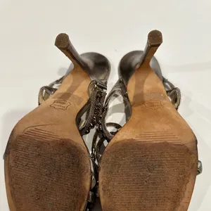 Women's Veronica‎ Pewter Sandals Heels Limited Edition - Size 8. thumbnail 12