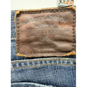 Ralph Lauren Dungarees Bootcut Jeans 28 Mid Rise Dark Wash Made in USA Y2K thumbnail 7