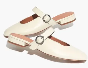 Madewell The Kinley Mary Jane Mule in Ivory Cream Size 9.5 thumbnail 1