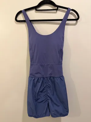 Avia Women’s Active Bodysuit Built-In Bra Navy thumbnail 4