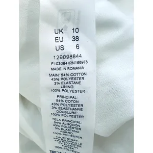 ASOS Women's White Strappy Textured Sleeveless Mini Dress Ruched 6 NWT thumbnail 11
