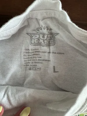 Men’s Outcast graphic tee White Size L thumbnail 2